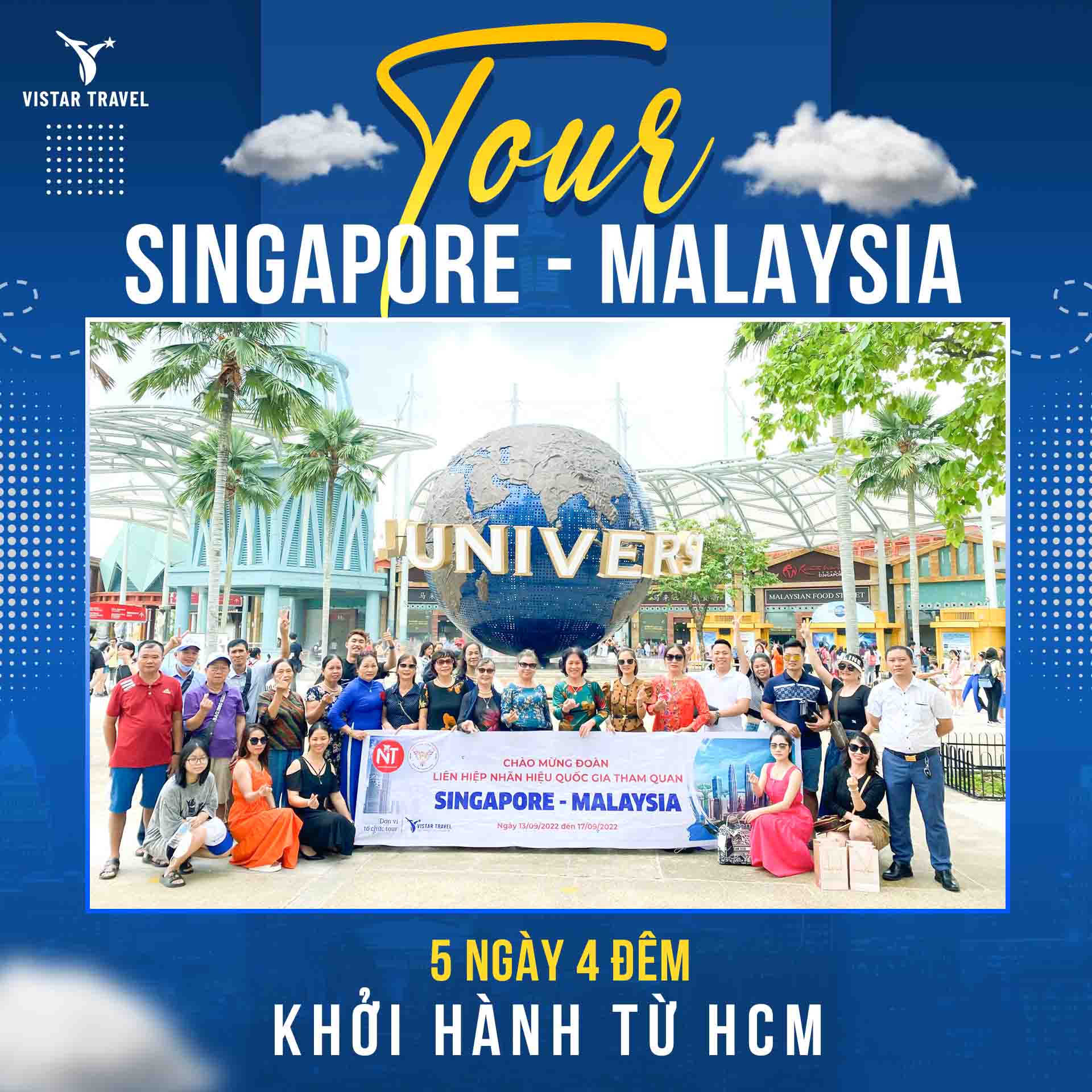 tour singapore malaysia từ HCM